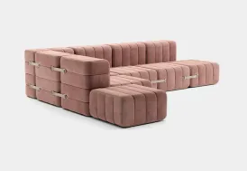 Canapé d’angle modulable 6 places Ambivalenz Curt 238 x 306 x 68 cm