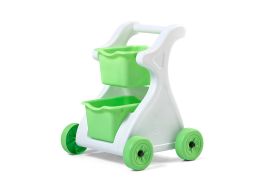 Chariot en plastique blanc et vert pour enfant Step 2