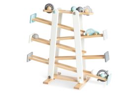 circuit en bois pour jeu de billes enfant Pinolino Kuno