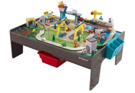 Table circuit train bois Adventure Town