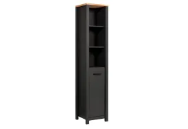 Meuble colonne ouverte salle de bain Veneto anthracite Interlink