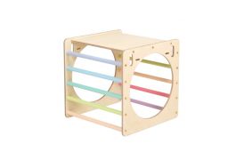 Cube apprentissage pastel