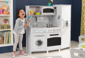 Cuisine pour Enfant en Plastique Son et Lumière + Dinette Fun Kitchen -  Step2