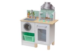 Cuisine et buanderie en bois pour enfant Whisk & Wash Kidkraft