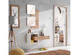 Ensemble meuble mural en bois et miroirs meubles de chambre ASM Easy II