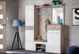Ensemble Meubles Dressing en Bois ASM Meble Gustavo III 170 x 200 cm Chambre