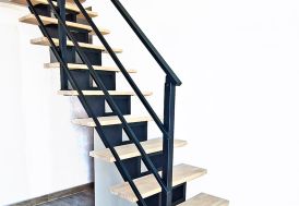 Escalier droit sur mesure métal et bois Katz 300 ML Fusion