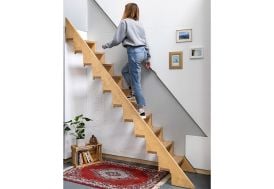 Escalier pliable sur le côté en bois Klapster Comfort modulable