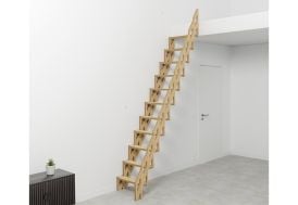 Escalier en bois pliable Klapster Slim finition huilée