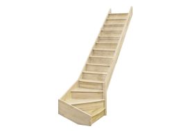 Escalier quart tournant en bois Minka Home