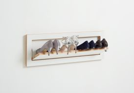 Étagère à chaussures murale en bois Ambivalenz Fläpps