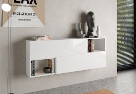 Étagère murale en bois MDF blanche