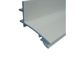 Profil faitière sup + inf pour polycarbonate 16/32 mm - Blanc sur mesure