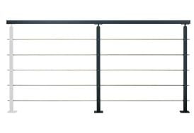 Garde-corps en acier et inox Kordo Universo