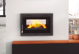 Insert bois double face 13 kW double combustion + soufflerie IT-182 K Fm Calefaccion
