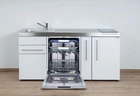 Mini-cuisine blanche lave-vaisselle, frigo et vitrocéramique MPGG180A Stengel