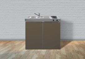 cuisinette pour studio en métal marron 