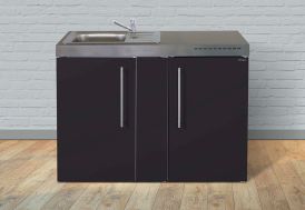 Kitchenette en métal Stengel MP 120 avec réfrigérateur et évier