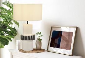Lampe à poser en céramique Arosa
