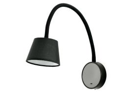 Applique murale LED Faro Blome noir