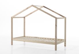 Lit en Bois de Pin pour Enfant Vipack Dallas 90 x 200 cm Naturel