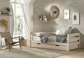 Lit pour enfant en bois avec tiroir