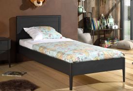 Lit pour Enfant en Bois Vipack Azalea 90 x 200 cm Marron Foncé