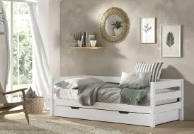 Lit pour enfant en bois avec tiroir