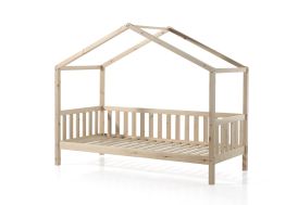 Lit Enfant en Bois de Pin Vipack Dallas 90 x 200 cm Naturel