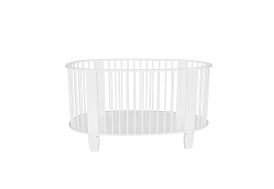 Lit pour enfants en MDF et hêtre laqué Blanc
