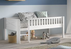 Lit mi-hauteur pour enfant en bois Vipack Scott