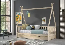 Lit pour enfant tipi en bois Vipack