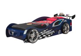 Lit voiture bleu Night Racer de Vipack lit enfant 90 x 200 cm