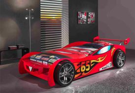 Lit voiture rouge Vipack Le Mans 90 x 200 cm 