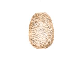 Plafonnier lampe de salon en bambou tressé