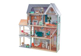 Maison de poupées Kidkraft en bois Manoir Dahlia et ses 30 accessoires
