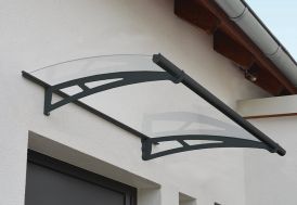 Marquise aluminium sur mesure, marquise polycarbonate, Anavi