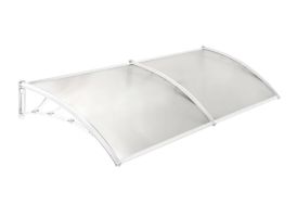 Marquise de porte en polycarbonate Werka Pro
