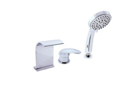 Mitigeur Baignoire avec Cascade en Chrome Danube D467.Y