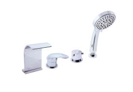 Mitigeur Baignoire avec Cascade en Chrome Danube D467.P