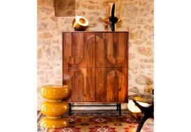 Meuble bar en bois Athezza Ojika