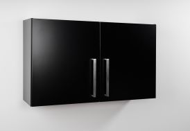Meuble haut de cuisine 120 x 72 cm Designline Stengel noir