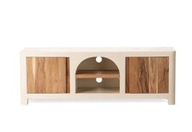 Meuble TV en bois Comino – 145 x 35 x 50 cm
