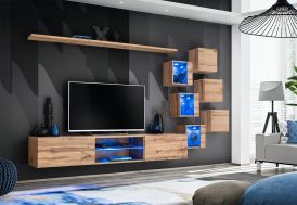 Meubles de salon en bois chêne