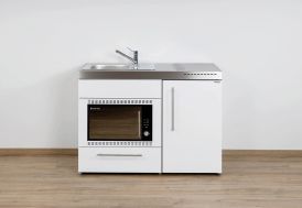 Mini cuisine blanche avec micro-ondes