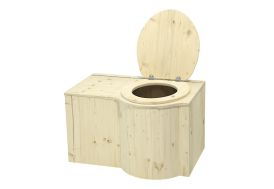 Toilettes sèches en bois Papillon de Lécopot 50 x 70 cm 