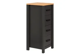 Petite colonne de salle de bain Veneto anthracite Interlink