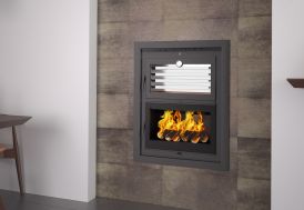 Poêle à bois avec four en acier Dakota – 9,5 kW - FM Calefaccion