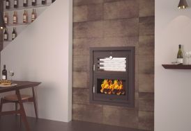 Poêle à bois encastrable double combustion avec four 11kW – HLI-200 F FM Calefaccion