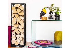 Porte-bûches en acier Le Marquier